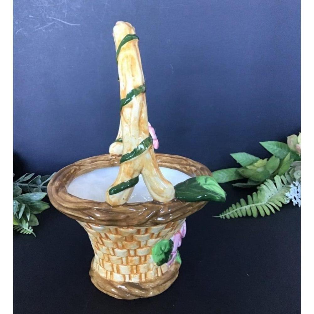 Spring basket and flower Planter - Picture 4 of 6